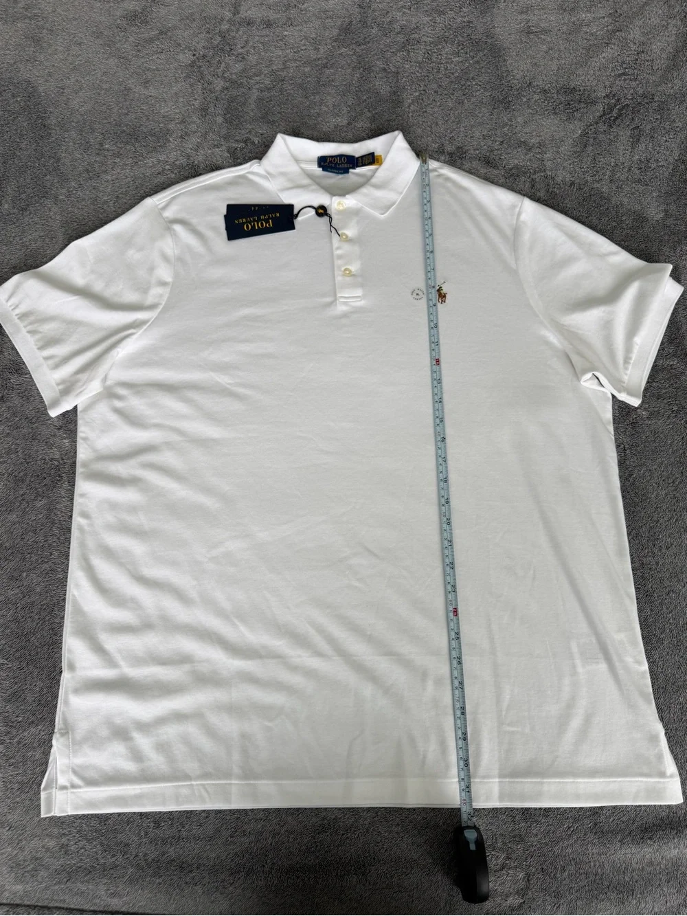 Polo Ralph Lauren white classic fit polo NWT multi color pony